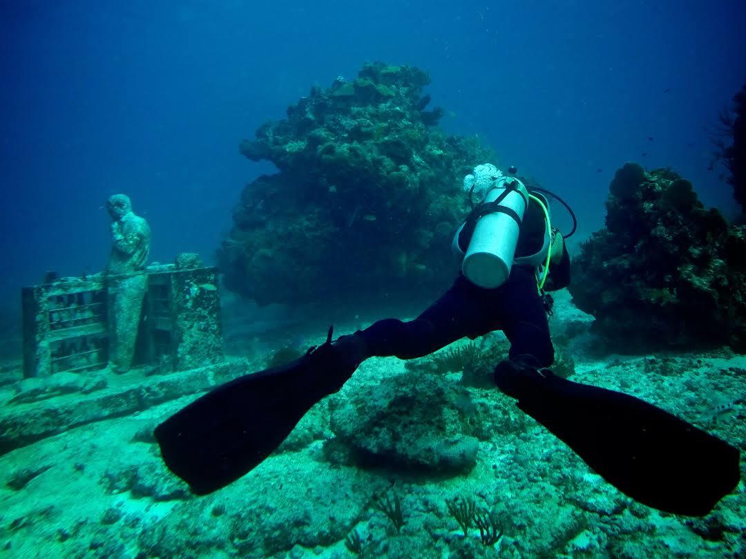 le musée sous-marin de Cancún