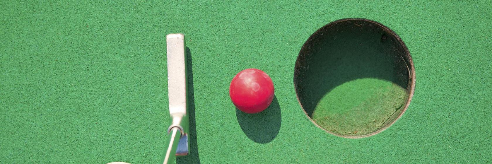 Mini-golf Hawaiian Falls